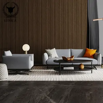 Легкий роскошный итальянский диван из массива дерева, ткань для гостиной, простой диван, журнальный столик, комбинация современной мебели C8 новые продукты