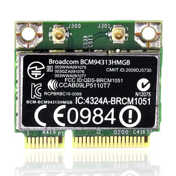 Оригинальная Новая карта WLAN BCM94313HMGB для HP Pavilion dv7-6000 dv6-6000 802.11n WiFi + Bluetooth 3,0 600370-001 Mini PCI-E card