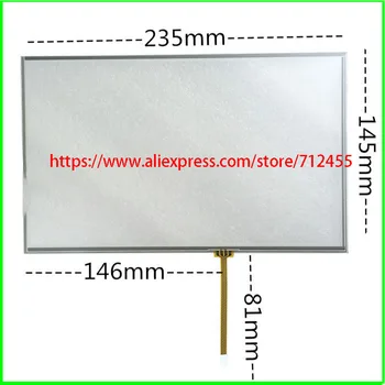 10,4-дюймовый сенсорный экран из стекла 235 мм * 145 мм, 4-проводная резистивная сенсорная панель для СТОЛА для ноутбука 235*145 at102tn03 V.9/V.1/V.8 Touch