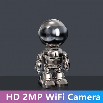 2-Мегапиксельная IP-камера WiFi Домашняя Охранная Роботизированная камера Двухстороннего аудио Наблюдения 1080P Беспроводная видеокамера Ночного видения CCTV Радионяня