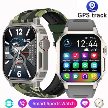Мужские спортивные умные часы с NFC, Bluetooth, отслеживание вызовов, GPS, мониторинг сердечного ритма, Водонепроницаемые умные часы для женщин для Huawei Xiaomi