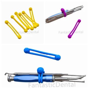 6 шт. Стоматологический инструмент, силиконовые Стяжки, Автоклавируемая упаковка, цветовой код