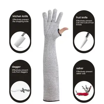 Защитный рукав для рук Полезный аксессуар, эластичный для перемещения, устойчивый к порезам рукав для рук, защищающий от проколов Рукав для рук