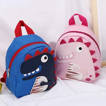 Новые милые Детские рюкзаки с динозавром из мультфильма, школьный рюкзак для детского сада, школьные сумки для мальчиков и Девочек, Школьные сумки с Регулируемыми животными, Детский рюкзак