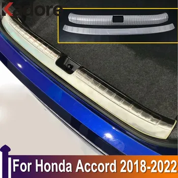 Для Honda Accord 2018 2019 2020 2021 2022 Внутренний Внешний Задний Бампер Защита Багажника Накладка На Порог Накладка Отделка Автомобильные Аксессуары