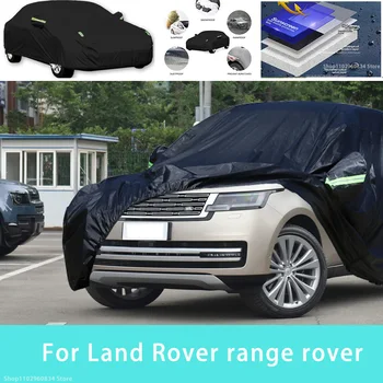 Для Land Rover Range Rover Наружная защита, полные автомобильные чехлы, Снежный покров, Солнцезащитный козырек, Водонепроницаемые пылезащитные внешние автомобильные аксессуары