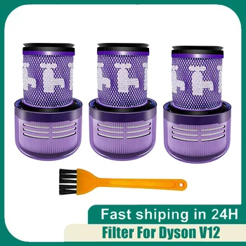 Hepa-фильтр для беспроводного пылесоса Dyson V12 Cyclone, запасные части, Моющийся блок, Сменная деталь, Аксессуары для постфильтра