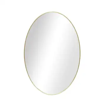 Круглое настенное зеркало 32 дюйма, золотое