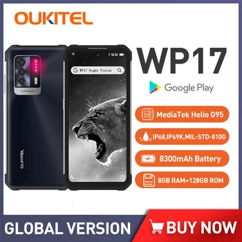 Oukitel WP17 8GB 128GB Восьмиядерный Смартфон 8300mAh 64MP Камера Мобильные Телефоны 6,78 Дюймовый FHD Дисплей NFC Мобильный Телефон