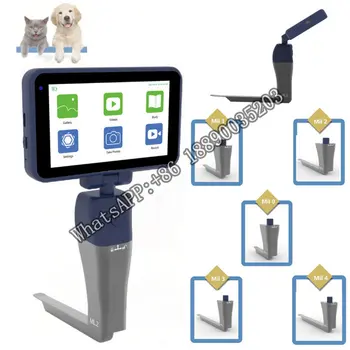 Медицинский видеоларингоскоп для домашних животных с сенсорным экраном 4,5-дюймовое ветеринарное оборудование