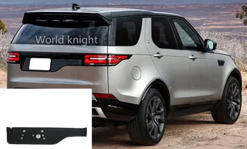 Номерной знак на задние задние ворота автомобиля Для Land Rover Discovery 5 LR5 2017-2018, Черная Накладка на крышку багажника, Молдинг, Держатель Номерной панели, Рамка