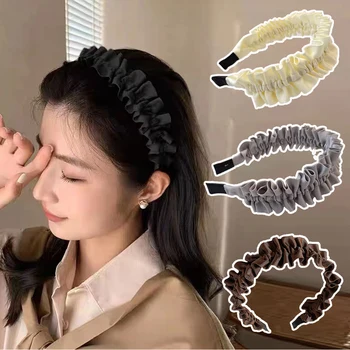 Новый Милый Корейский Бантик, Ободок, Головные Уборы, Женская повязка на голову, резинки для волос Kwali для девочек, обруч для вечерних аксессуаров для волос