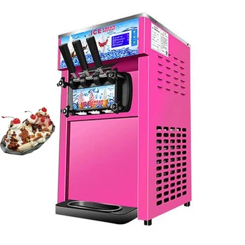 Машины Для Приготовления Мягкого Мороженого Полностью Автоматический Производитель Мороженого Небольшой Настольный Торговый Автомат Для Замораживания Сладких Рожков