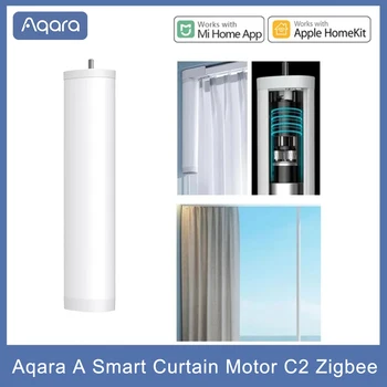 Aqara C2 Smart Curtain Motor Zigbee 3.0 Полностью автоматический мотор Дистанционного Управления Xiaomi Голосовое Управление Работа С Apple HomeKit Mihome