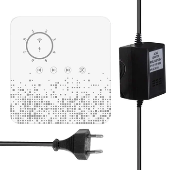 Контроллер Разбрызгивателя Tuya Wifi Умный Таймер орошения 8 Зон Автоматическое устройство для полива С учетом погоды Подходит для Alexa EU Plug