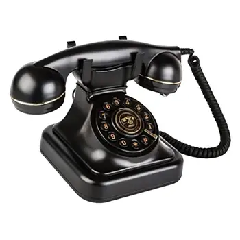 Проводной ретро-телефон Старомодные стационарные телефоны Проводной Стационарный телефон для украшения