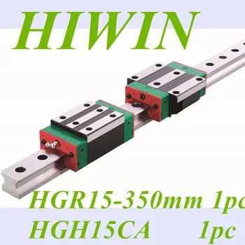 Новая линейная направляющая HIWIN HGR15 длиной 350 мм с кареткой линейного блока HGH15CA hgh15 детали с ЧПУ