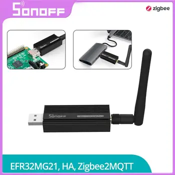 SONOFF 1-5 шт. USB-ключ ZB Dongle-E Dongle Plus ZigBee Беспроводной анализатор шлюза Zigbee ZHA Zigbee2MQTT, предварительно прошитый как маршрутизатор ZigBee
