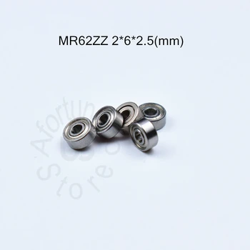 MR62ZZ 2*6*2.5 (мм) 10 шт. подшипник ABEC-5 Металлический герметичный миниатюрный мини-подшипник MR62 MR62ZZ радиальный подшипник из хромированной стали