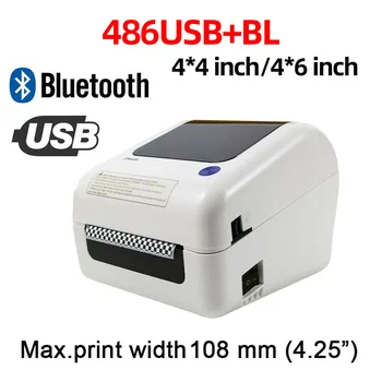 Bluetooth термопринтер для доставки/принтер этикеток со штрих-кодом, беспроводной 4x6 для малого бизнеса, поддержка Android, iPhone и Windows